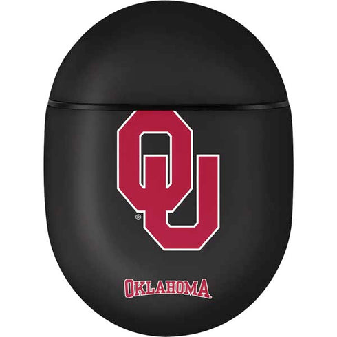 University of Oklahoma Sooners Black Google Pixel Buds Skin